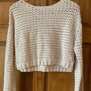 Crochet Cropped Sweater